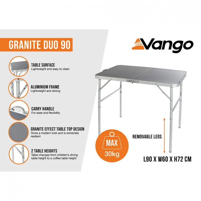 Granite Duo 90 Table