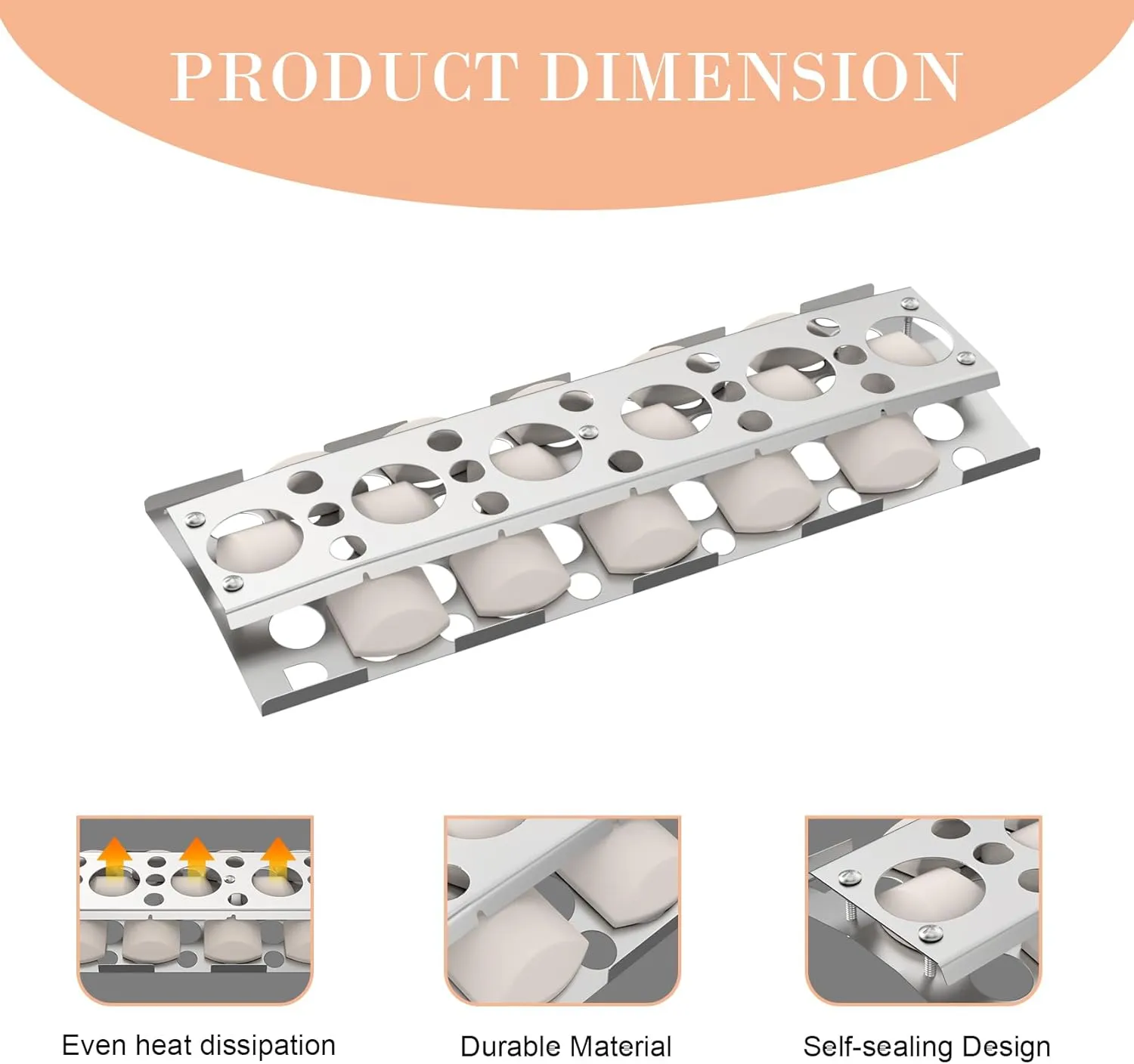 Grill Briquettes Tray Replacement Parts for Summerset Sizzler 26" 32" Grill,Replacement Parts for RCS Premier Series RJC32A RJC26A RJC40A RJC32AL RJC40AL Grill Briquettes Heat Plates,4 Pack