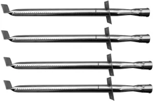 Grill Burner 4 Pack for Jenn-Air JA460, JA461, JA461P, JA480, JA580, Great Outdoors TG560 & Vermont Castings CF9030, CF9050, CF9055 3A, CF9055 3B, CF9056, CF9080, CF9085 Gas Models