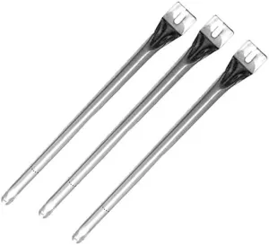 Grill Burner for Select Sure Heat CS812LP, Costco, Electrolux E44LB60ESS, Four Seasons, Jenn-Air JA38, Lowes & Sonoma PF30LP Gas Grill Models - 3 Pack
