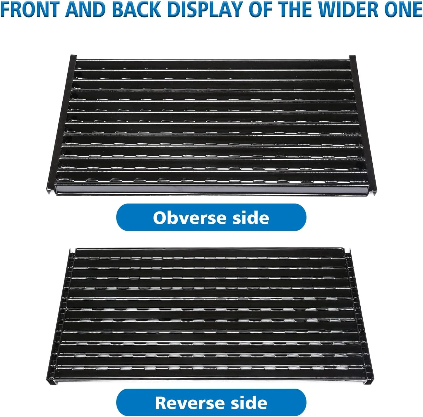 Grill Grates for Charbroil Performance Tru-Infrared 3 Burner 463370719 463371116 463280019 463371716 463633316 Porcelain-Enameled Cooking Grid Replacement for CharBroil G460-0500-W1 Emitter Plates