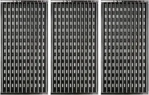 Grill Grates for Charbroil Performance Tru-Infrared 3 Burner 463370719 463371116 463280019 463371716 463633316 Porcelain-Enameled Cooking Grid Replacement for CharBroil G460-0500-W1 Emitter Plates