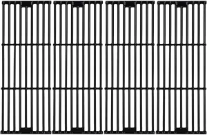 Grill Grates Replace for Chargriller 5050 3001 2121 3008 3030 3725 4000 5252, King Griller 3008 5252 and Others, Set of 4 Cast Iron Grill Cooking Grid Grates (19 3/4" x 6 3/4" Each)