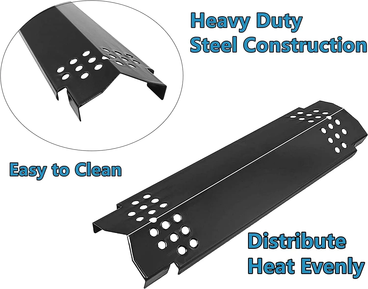 Grill Heat Plates and Burner Tubes-Replacement Parts for Home Depot Nexgrill 720-0830H,5 Burner 720-0888,720-0888N,720-0882S,6 Burner 720-0898 Gas Grill