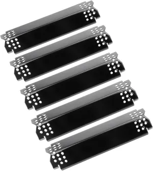 Grill Heat Plates Replacement Parts for Nexgrill, Porcelain Steel Heat Tents for Home Depot Nexgrill 5 Burner Gas Grill, 14.6" Flame Cover Replacement Parts for Nexgrill 720-0888