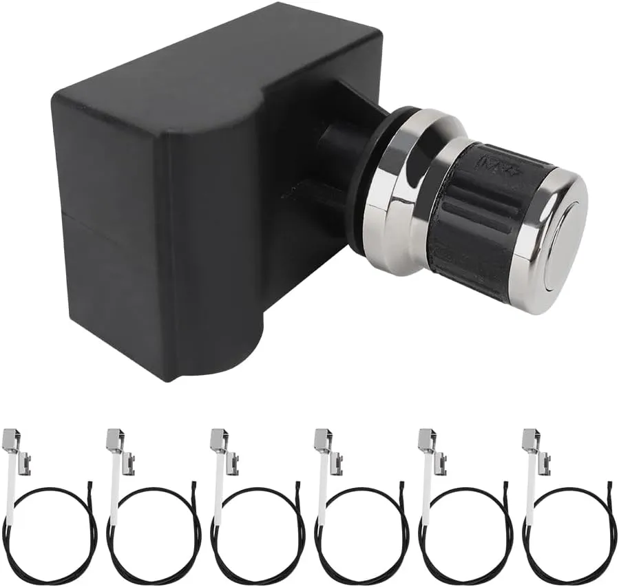 Grill Igniter Kit for Home Depot Nexgril 720-0882A 720-0896B 720-0896E Gas Grill Models 6 Outlet Universal AA Battery Tact Push Button Spark Igniter with Wire Ignition Replacement Kits