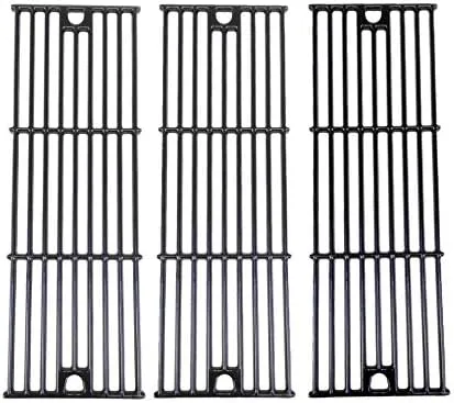 Grill Parts Gallery Porcelain Cast Iron Cooking Grid for Home Depot 1224, 1329, 1334, 2121, 2123, 2137 & Lowes 5050 Models, Set of 3