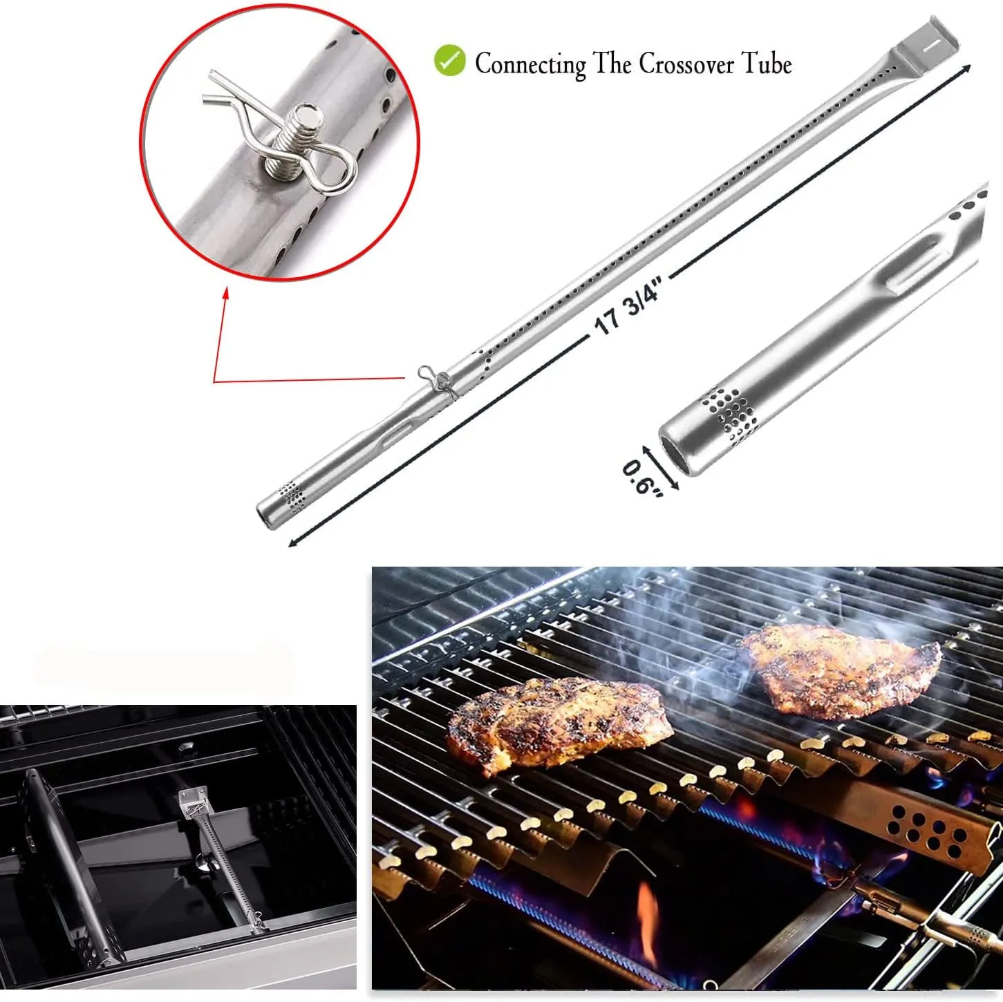 Grill Replacement Parts for Charbroil Performance 4 Burner 463342119, 463342118, 463332718, 463347017, 463376419, 463335517,463377017, Char-Broil 463342119 Parts,Char-Broil 463332718 Replacement Parts