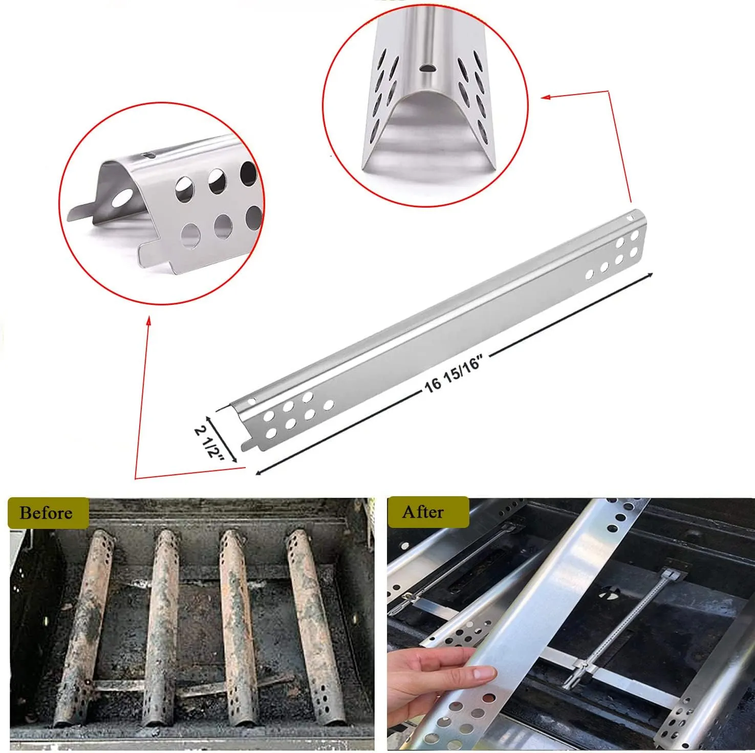 Grill Replacement Parts for Charbroil Performance 4 Burner 463342119, 463342118, 463332718, 463347017, 463376419, 463335517,463377017, Char-Broil 463342119 Parts,Char-Broil 463332718 Replacement Parts