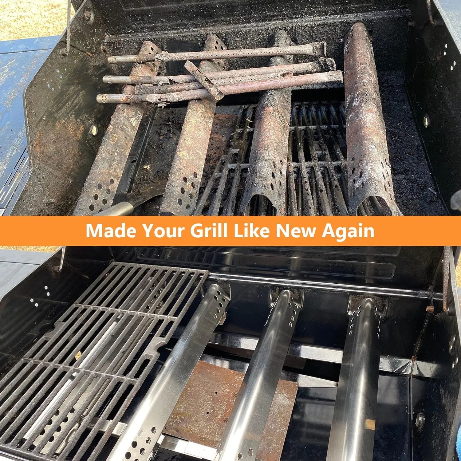 Grill Replacement Parts for Charbroil Performance 463342119, 463335517, 463347017, 463332718, 304 Stainless Steel Grill Parts for Char-Broil 463342118, 463376017, 463332718, 16 15/16" Heat Plate