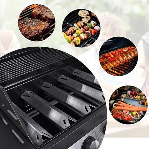 Grill Replacement Parts for Cuisinart GAS9556AS, GAS2456AS,GAS2556AS,GAS1456ASO,GAS1456BSO,GAS9456AS, Cuisinart 2556, Heat Tent Grill Burner for Cuisinart 5 Burner Gas Grill GAS9556AS GAS2556AS