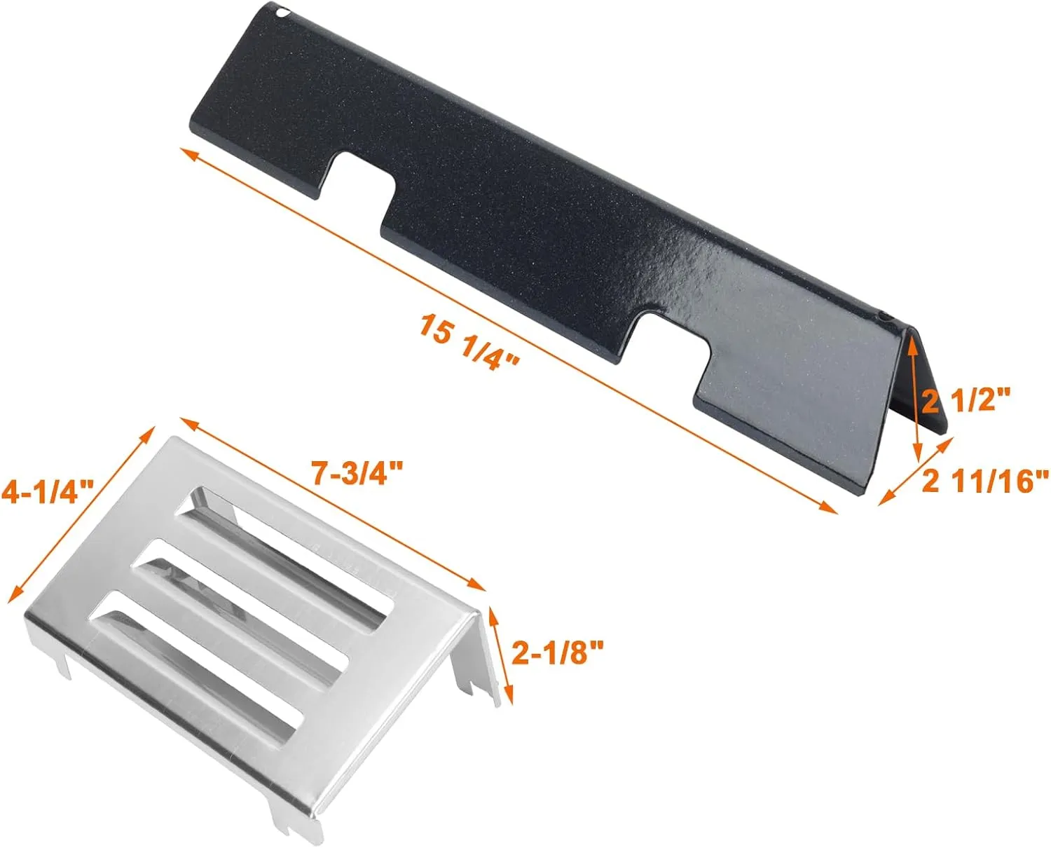 Grill Replacement Parts for Weber Spirit 2 Grill Parts GS4 Spirit II E310 E320 S310 S320 Parts for Weber GS4 Spirit 2 Flavorizer Bars 7636 67046 69797 68843 & Heat Deflector 67060 Stainless Steel