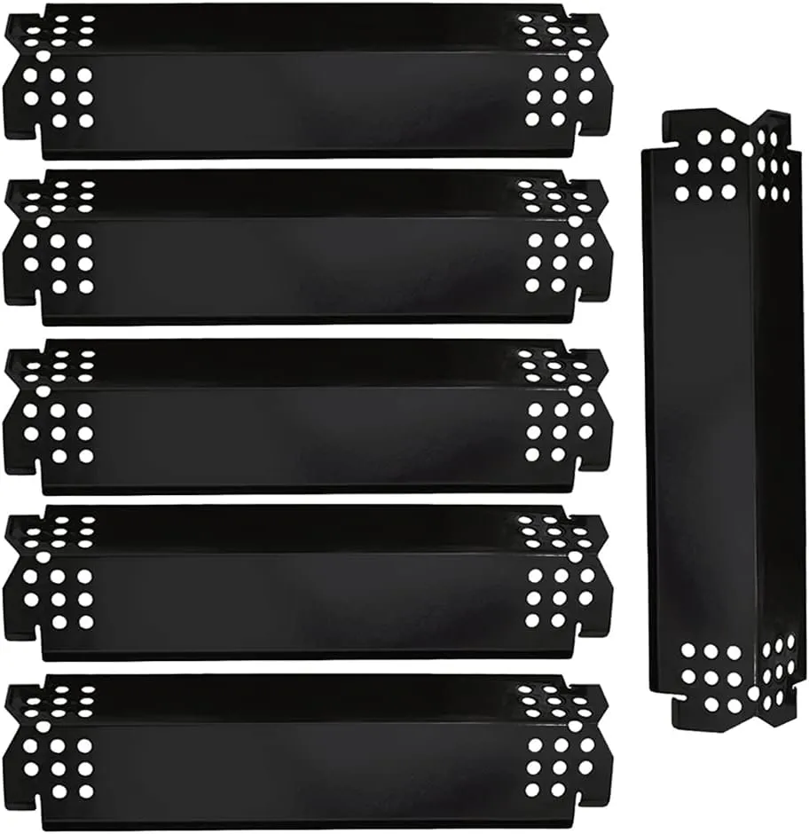 Grill Replacement Parts Porcelain Steel Heat Plates for Home Depot Nexgrill 720-0830H, 5 Burner 720-0888, 720-0888N, 720-0882A, 720-0882S, 6 Burner 720-0896B, 720-0898 Gas Grill 6Pack