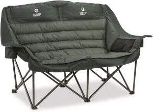 Guide Gear Oversized XL Padded Camping Sofa, Portable, Folding, Large Camp Lounge Couch for Outdoor, Adults, Men and Women, Heavy-Duty 600-lb. Capacity, with Cup Holder