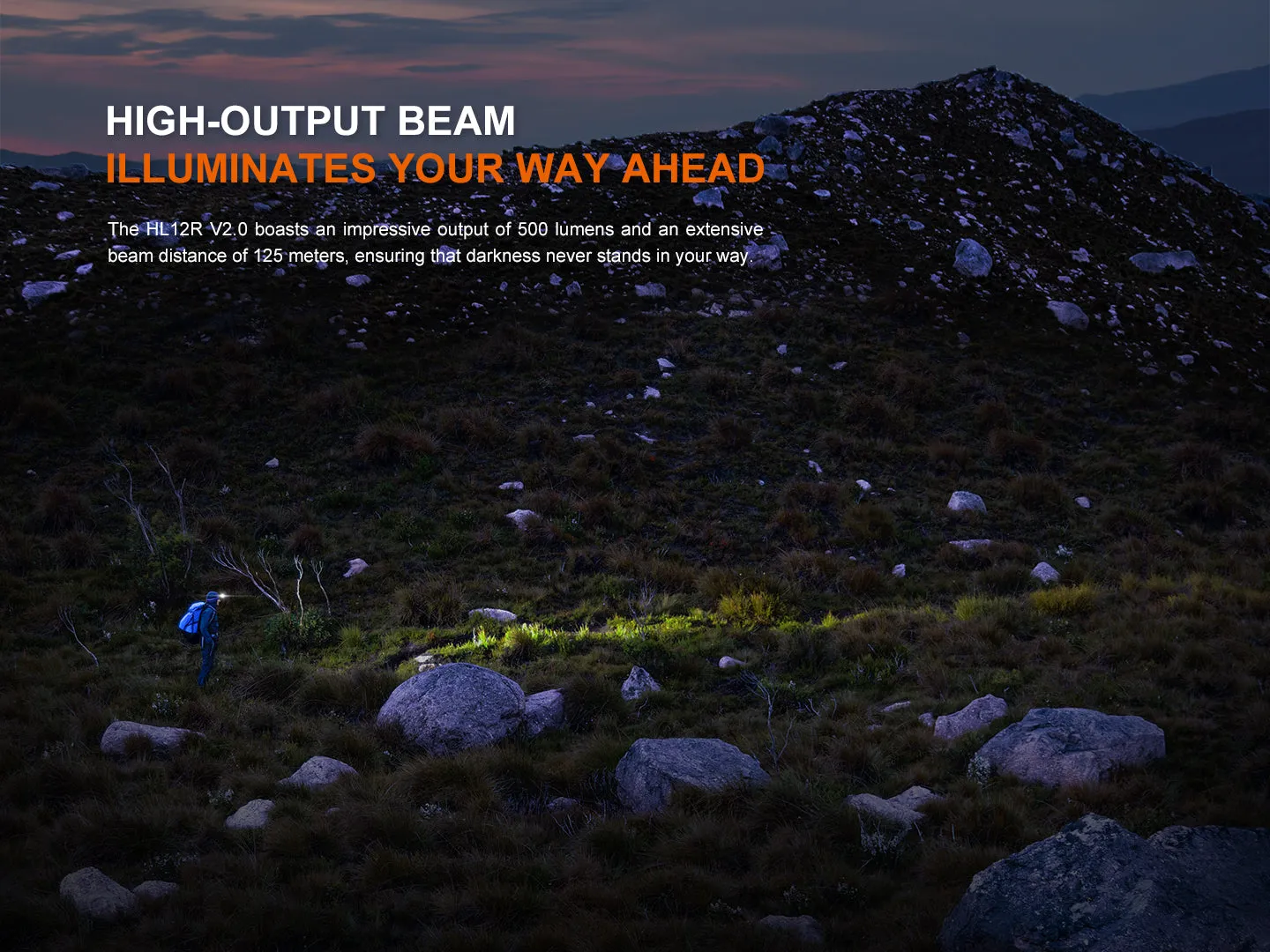 Headlamp - HL12R V2.0 Fenix Energy-efficient Bundle discount Purple