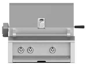 Hestan Aspire 30 Inch Natural Gas Grill, 1 (U) Burner 1 Sear Burner, Rotisserie