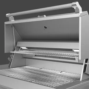 Hestan Aspire 30 Inch Natural Gas Grill, 1 (U) Burner 1 Sear Burner, Rotisserie