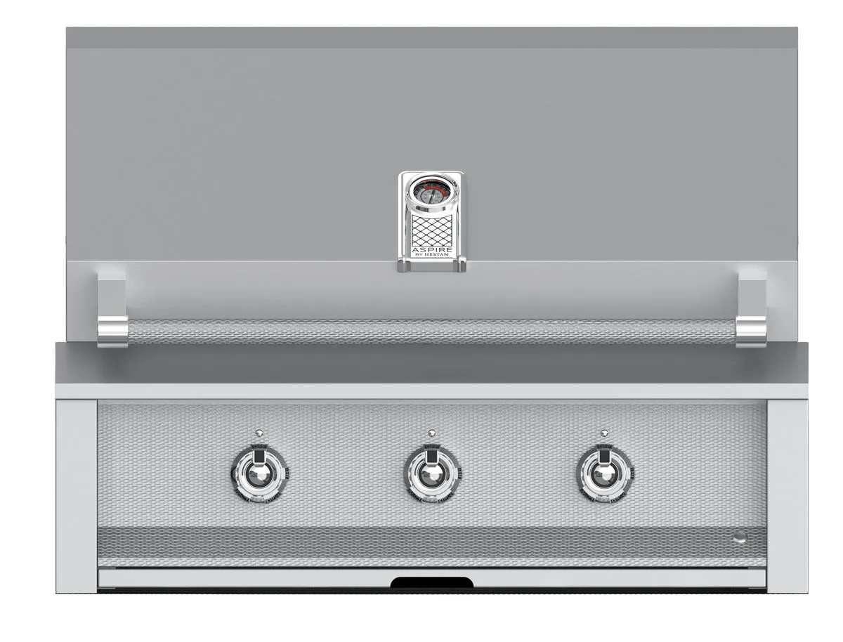 Hestan Aspire 36 Inch Propane Grill, 3 (U) Burner