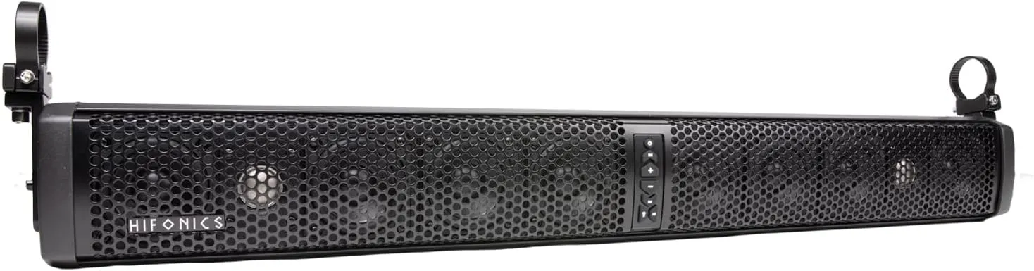 Hifonics 10-Speaker 200W Powersports Soundbar | Marine-Grade IPX68 Waterproof | Bluetooth | RGB Illumination | Universal Fit for UTV/ATV/Boat | 30% More SPL