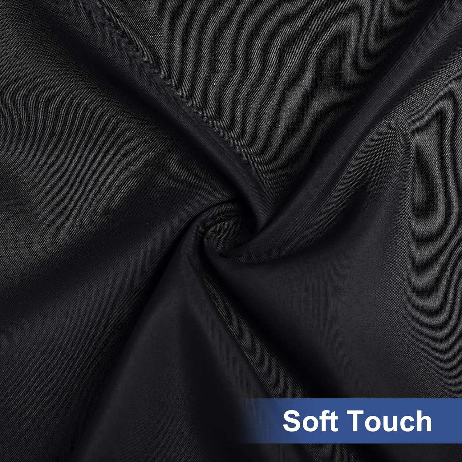 homing Rectangle Table Cloth Cover, Waterproof Polyester Elastic Fitted Tablecloth, Fits for 8 Foot Folding Tables, Washable Table Protector for Picnic, Camping, Outdoor (Black, 36" x 96")