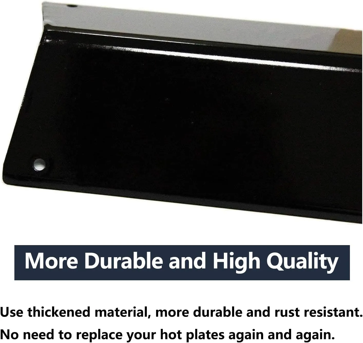 Hongso 15.3 Inch 7635 Porcelain Steel Flavorizer Bars Replacement Parts for Weber Spirit I & II 200 Series E210 S210 E215 E220 S220 (Front-Mounted Control Panels), Including Weber II GS4 Gas Grills
