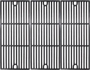 Hongso 17 3/4 Inch Porcelain Coated Cast Iron Cooking Grid Grate Gas Grill Replacement part for Brinkmann 810-7490-F, 810-8410-F 810-8410-S 810-2410-S, 810-2411-F, Charmglow 810-8410-F, PCD103, 3-Pack