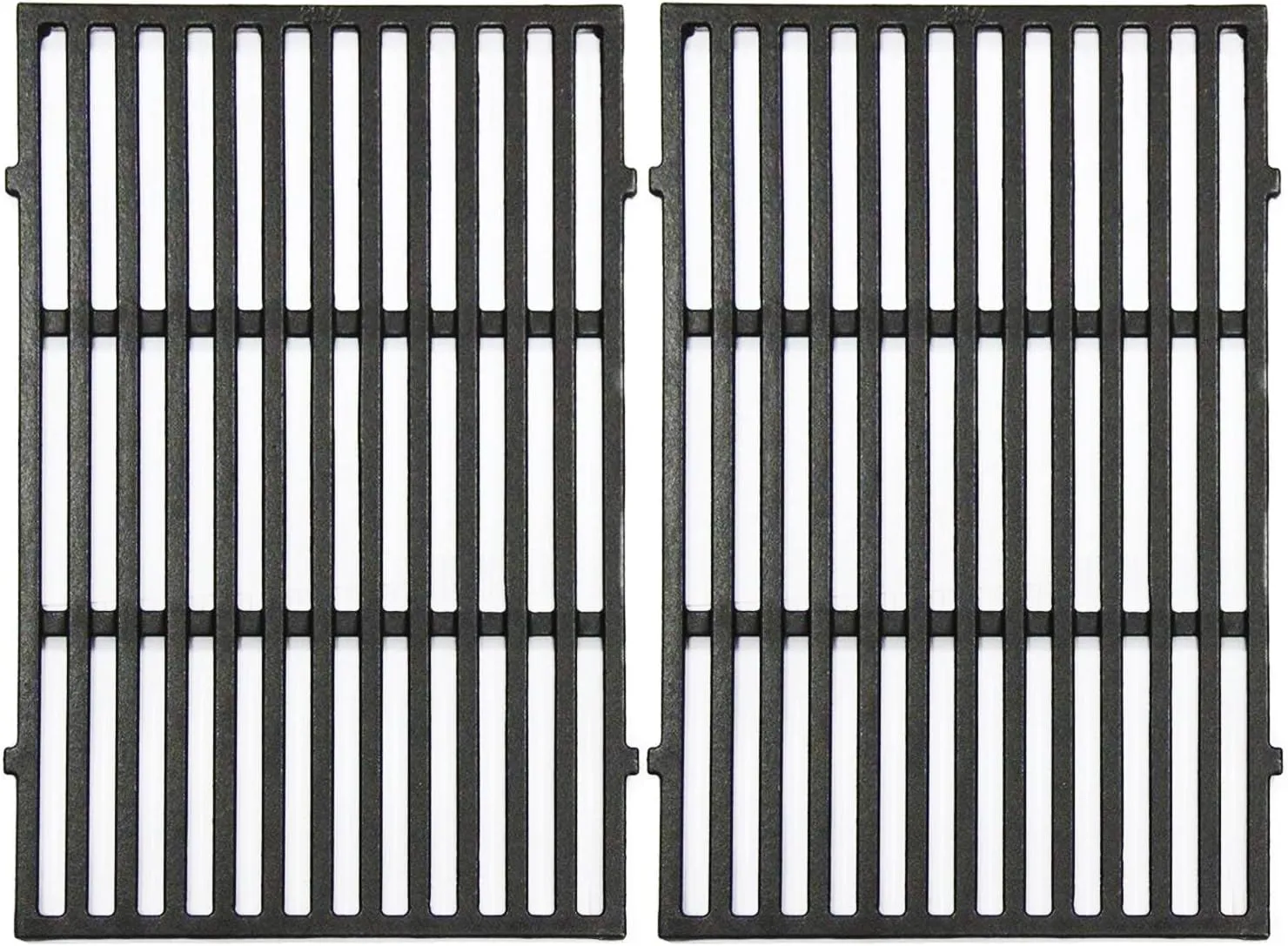 Hongso 17.5" Cast Iron Cooking Grill Grates Replacement Parts for Weber 3 Burner Spirit 300, 310, 320 Series, Spirit 700, Genesis Silver B/C, Genesis Gold B/C, Genesis Platinum B/C Gas Grills, 7638