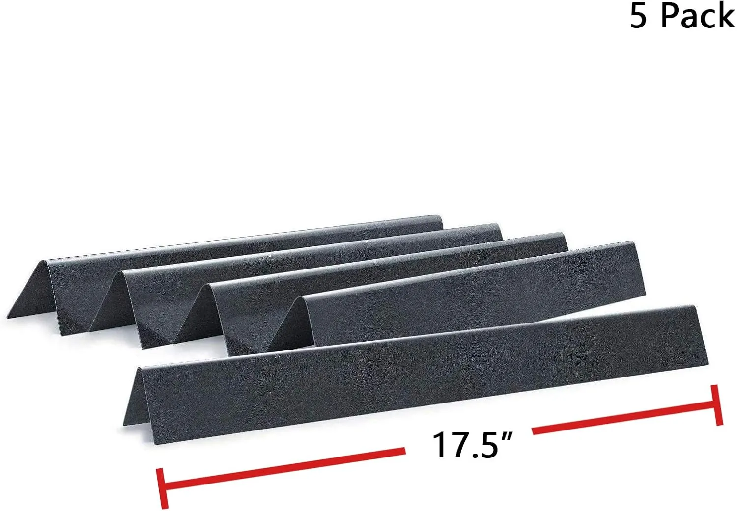 Hongso 17.5" Porcelain Steel Flavorizer Bars Heat Plates Replacement for Weber Genesis 300 Series E-310 E-320 E-330 EP-310 EP-320 EP-330 S-310 S-330 Gas Grill (2011-2016 With Front Control Knobs) 7621