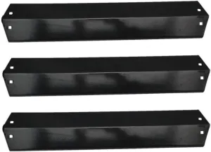 Hongso 18 15/16 inch Porcelain Steel Heat Plates Replacement for Chargriller 5050, 3001, 3008, CharGriller 3030, 4000, 4208, 5072, 5252, 5650, King Griller 3008, 5252 Gas Grill Models, 3pcs
