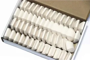 Hongso Ceramic Briquettes for Turbo Classic Elite and Nexgrill Models, 54-Piece Barbecue briquettes Gas Grill Stones, CRCB54