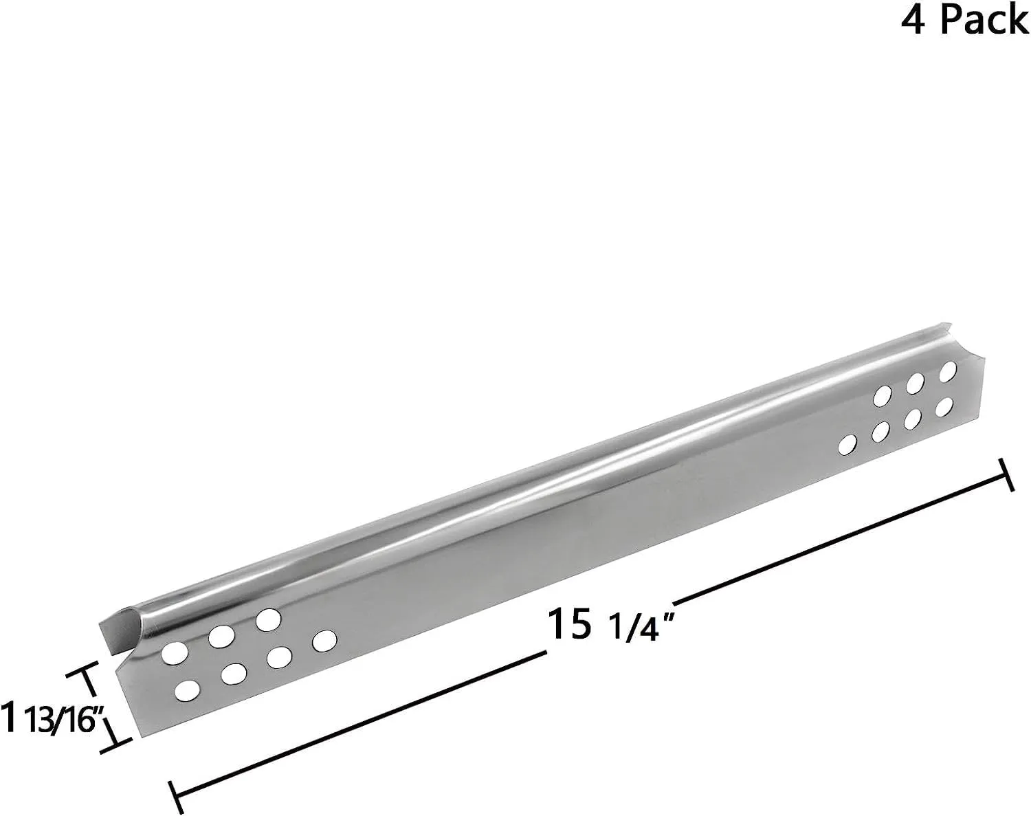 Hongso Heat Plate and Burner Replacement Parts for Char Broil TRU-Infrared 4 Burner 466242716, 466642616, 463242715, 463276016, 463257520, 463245518 Models