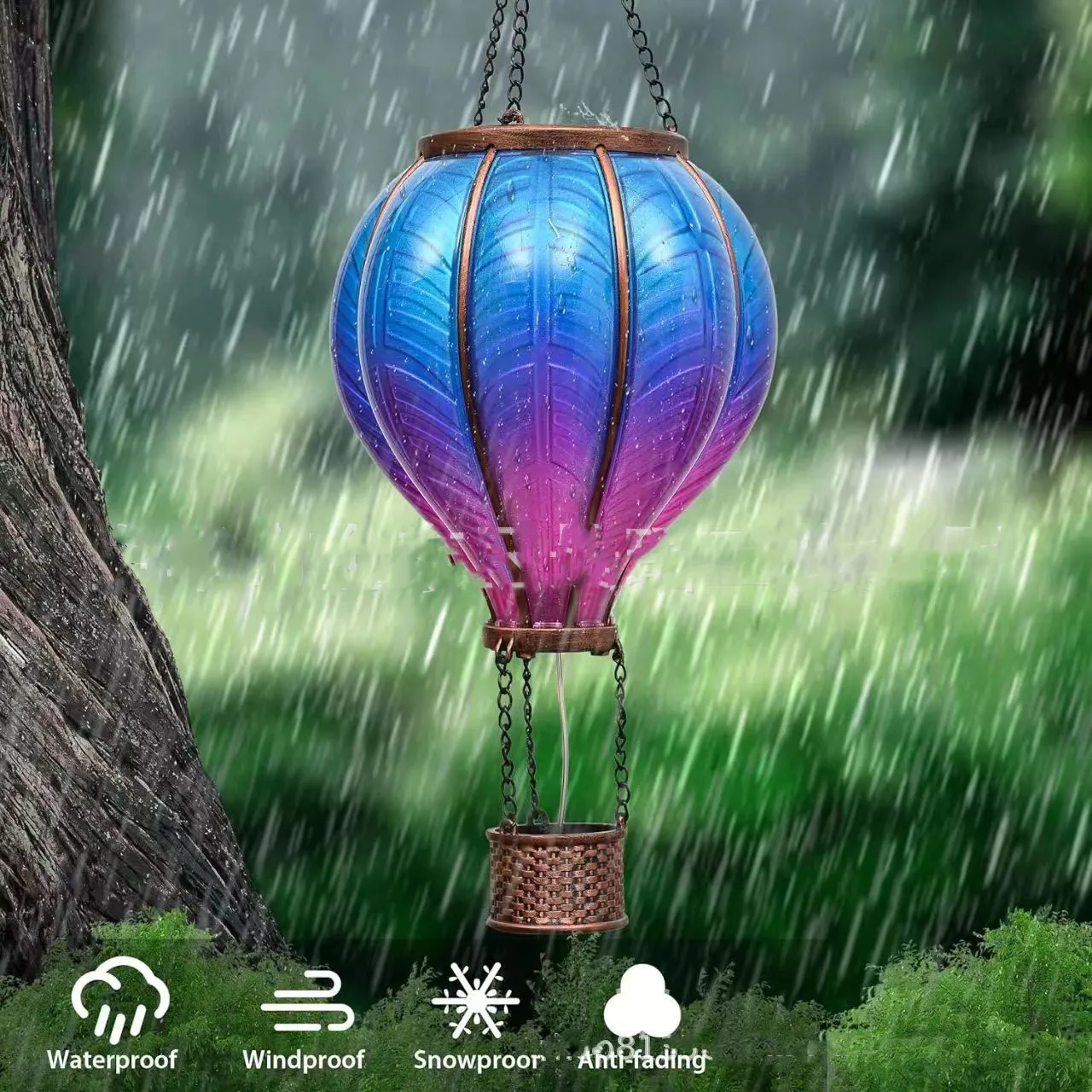 Hot Air Balloon Solar Lantern
