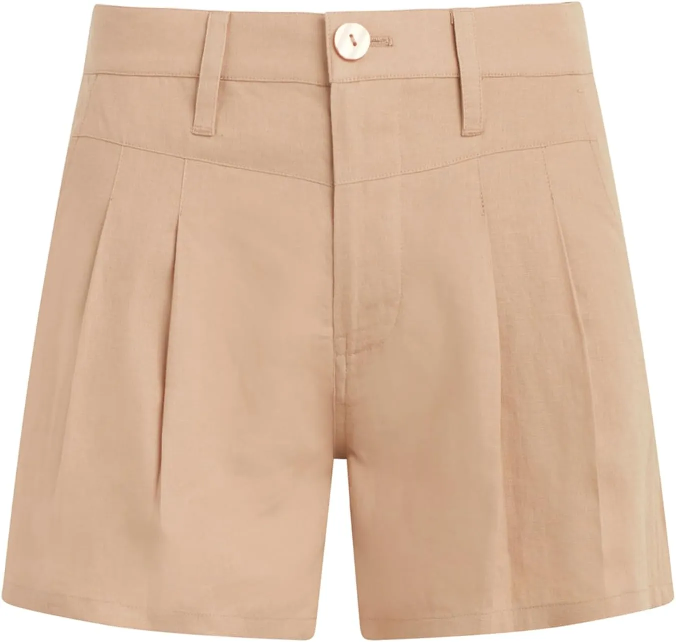 HUDSON Women's Mid Rise Pleated Short
