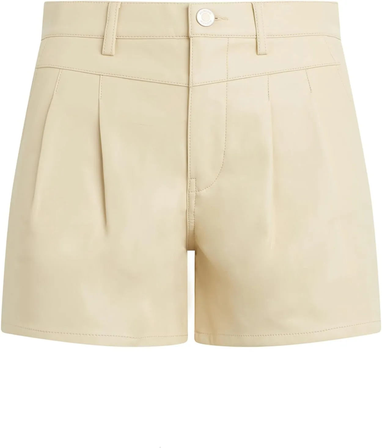 HUDSON Women's Mid Rise Pleated Short
