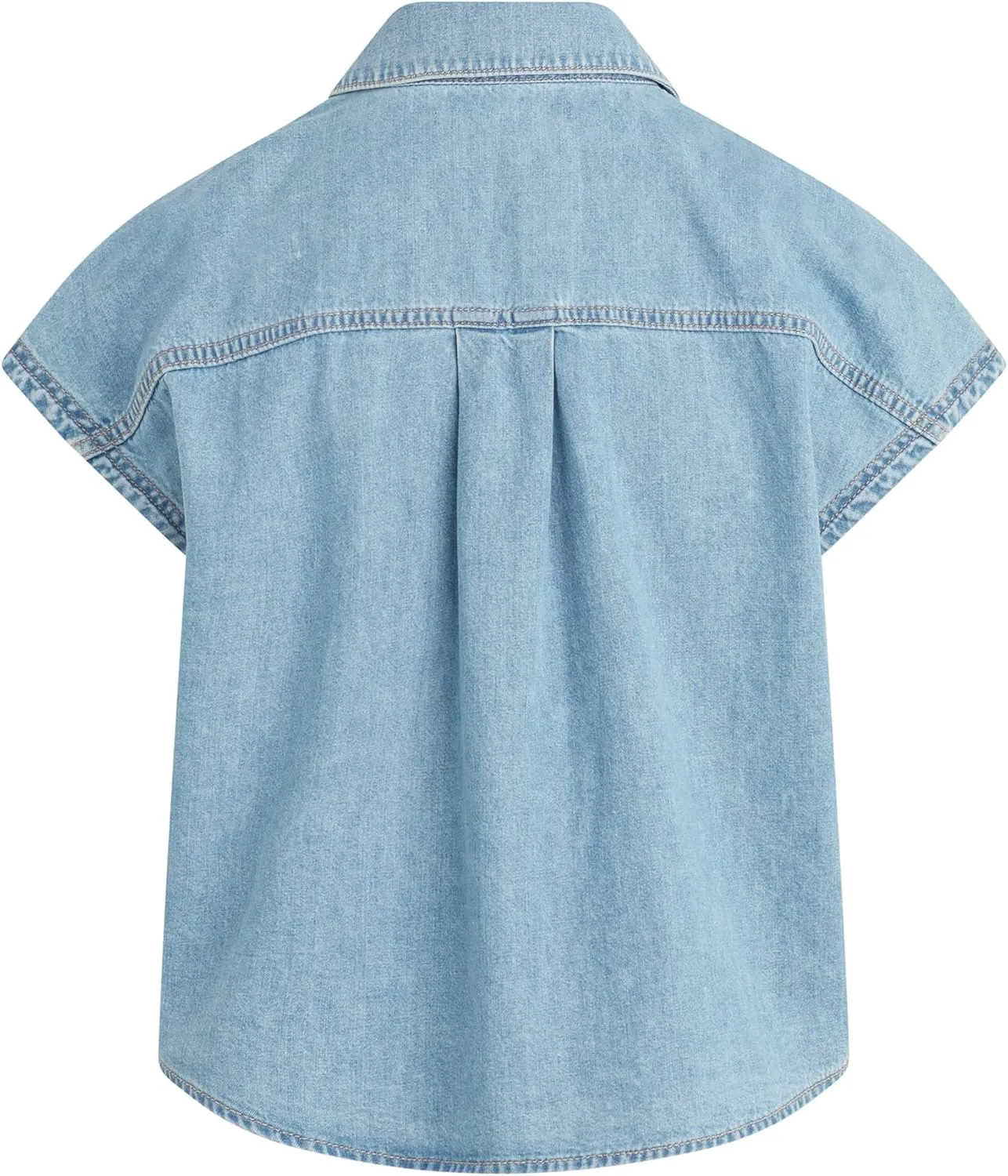 HUDSON Women's Sleeveless Button Down Camp Shirt