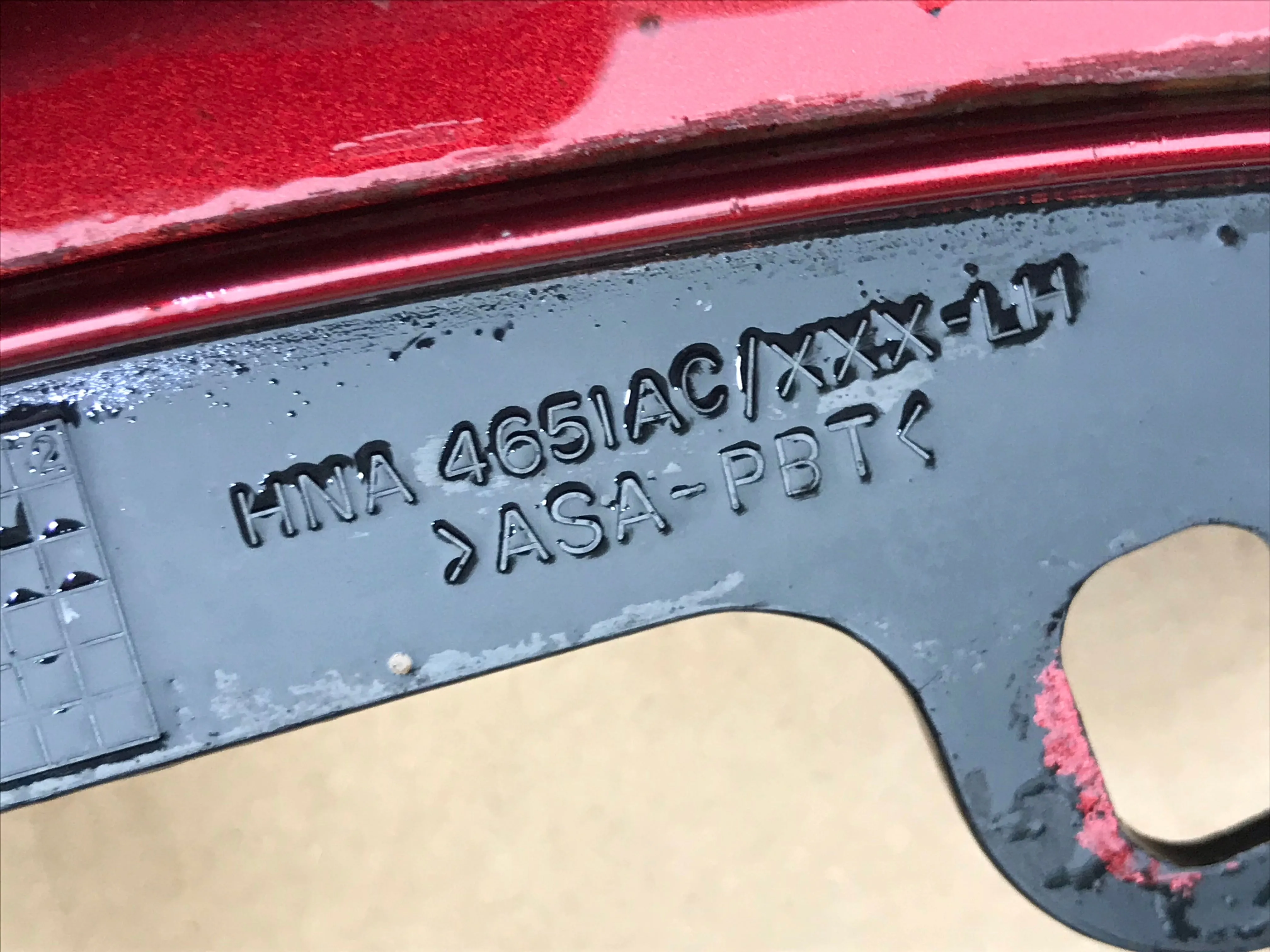 Jaguar X300 headlamp surround Left side NS
