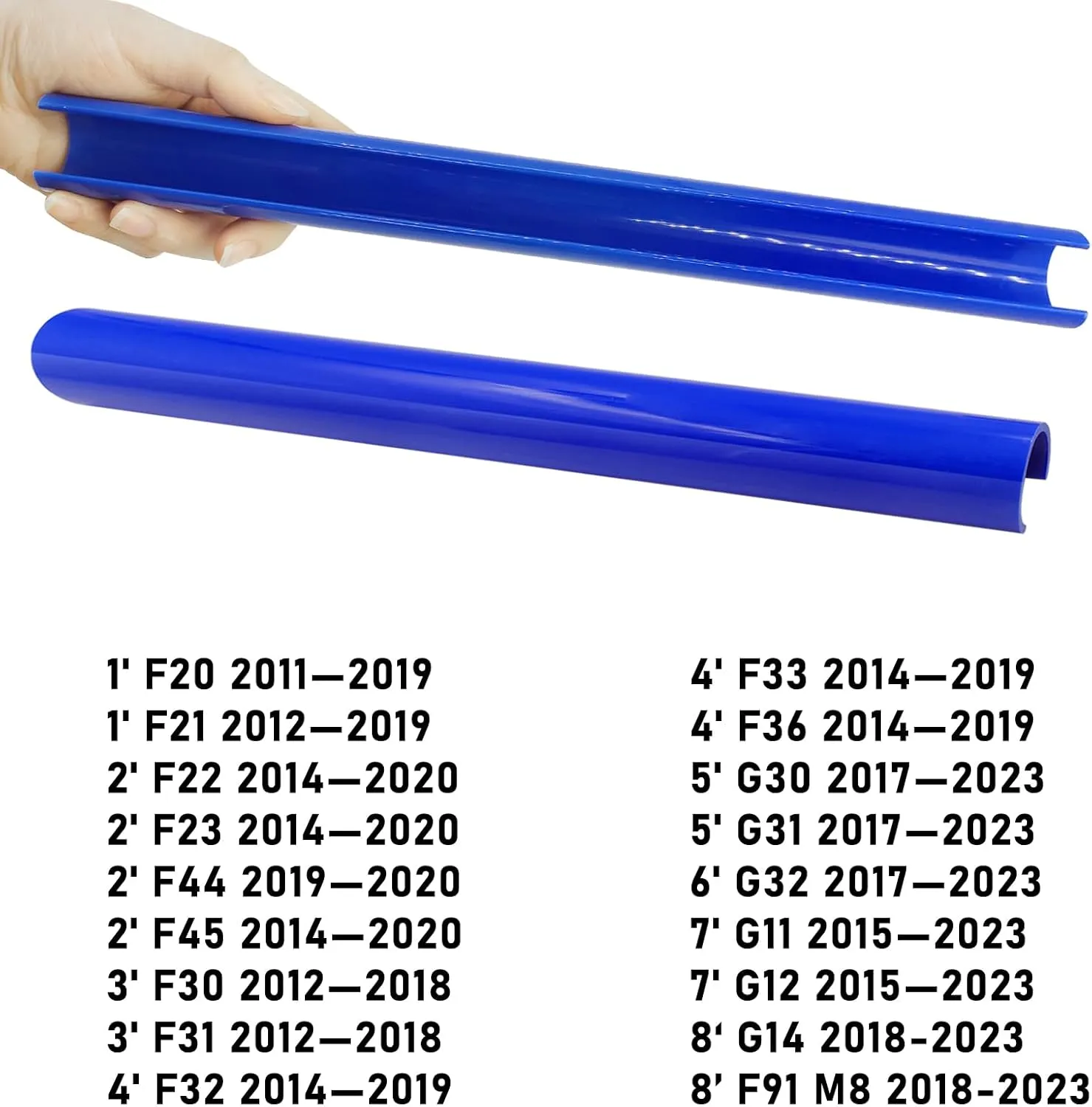 Jaronx Compatible with BMW Grill Inserts Trims for 1 2 3 4 5 6 7 Series, F20 F22 F30 F32 G30 G32 G11 G12, Compatible with BMW V Brace Wrap Covers Blue Grill Stripes Wrap(Blue)