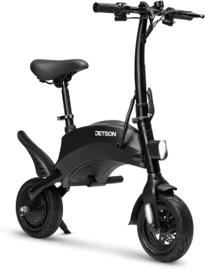Jetson LX10 Folding Electric Bike, Includes Easy Folding Mechanism,250 Watt Motor, Top Speed of 15.5 mph, Twist Throttle,10" Wheels