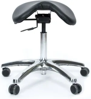 Jobri BetterPosture Saddle Chair –Multifunctional Ergonomic Back Posture Stool with Tilting Seat – Reduce Pressure on Lower Back and Improve Posture While Sitting