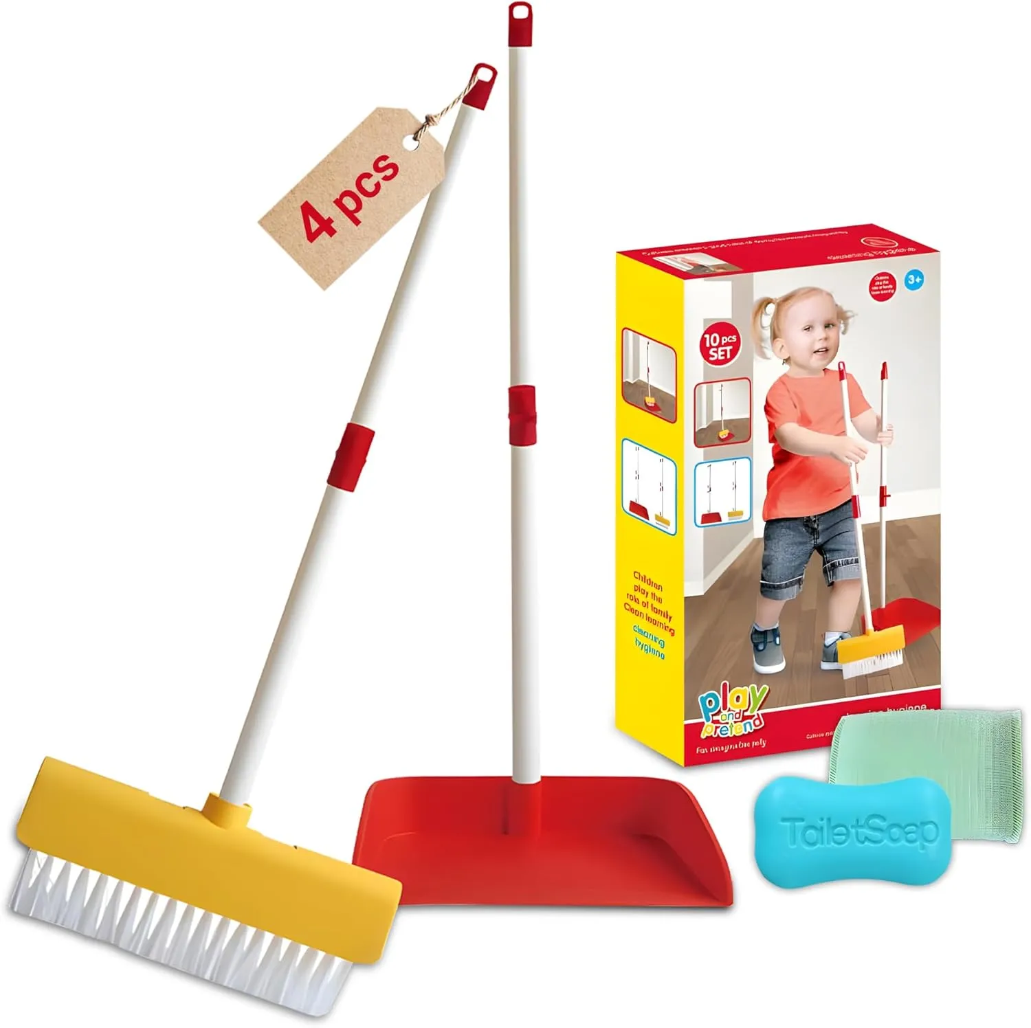 Kids 35-Piece BBQ Grill Playset – Toddler Toy with Light, Sound, Sizzle & Food - Interactive Kitchen Set with Accessories, and Condiments – Perfect for Ages 3-8 – Interactive Playset for Little Kids