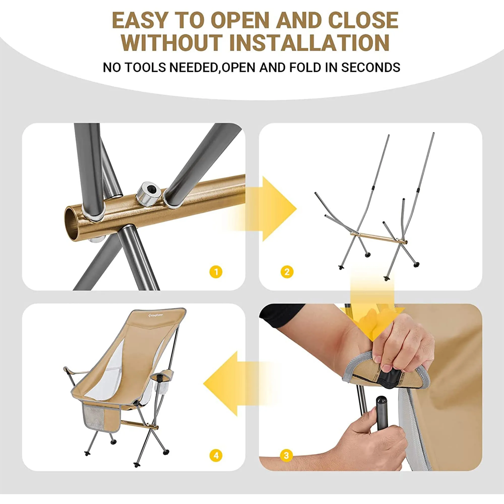 KingCamp CAMELLIA Ultralight Armchair