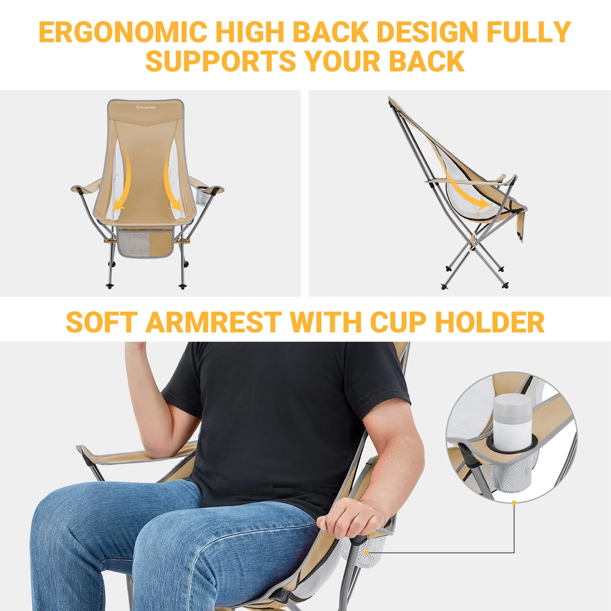 KingCamp CAMELLIA Ultralight Armchair