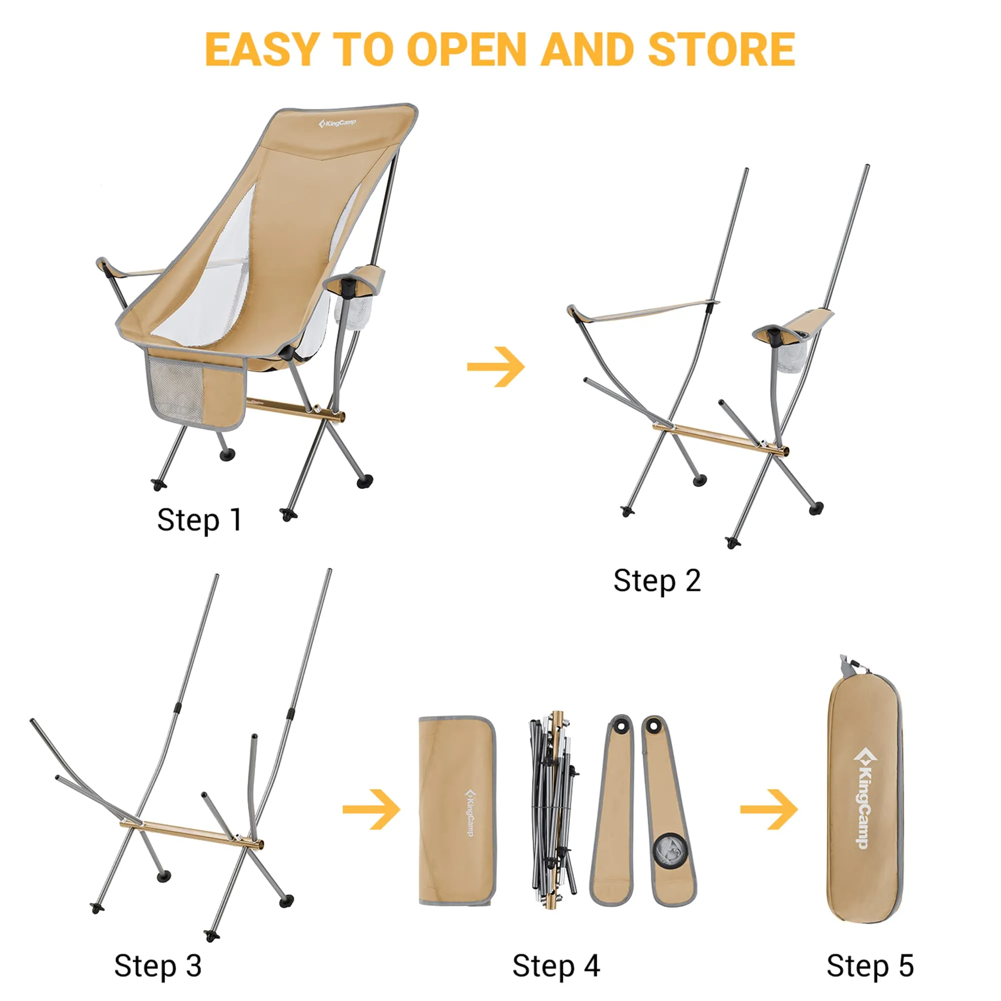 KingCamp CAMELLIA Ultralight Armchair