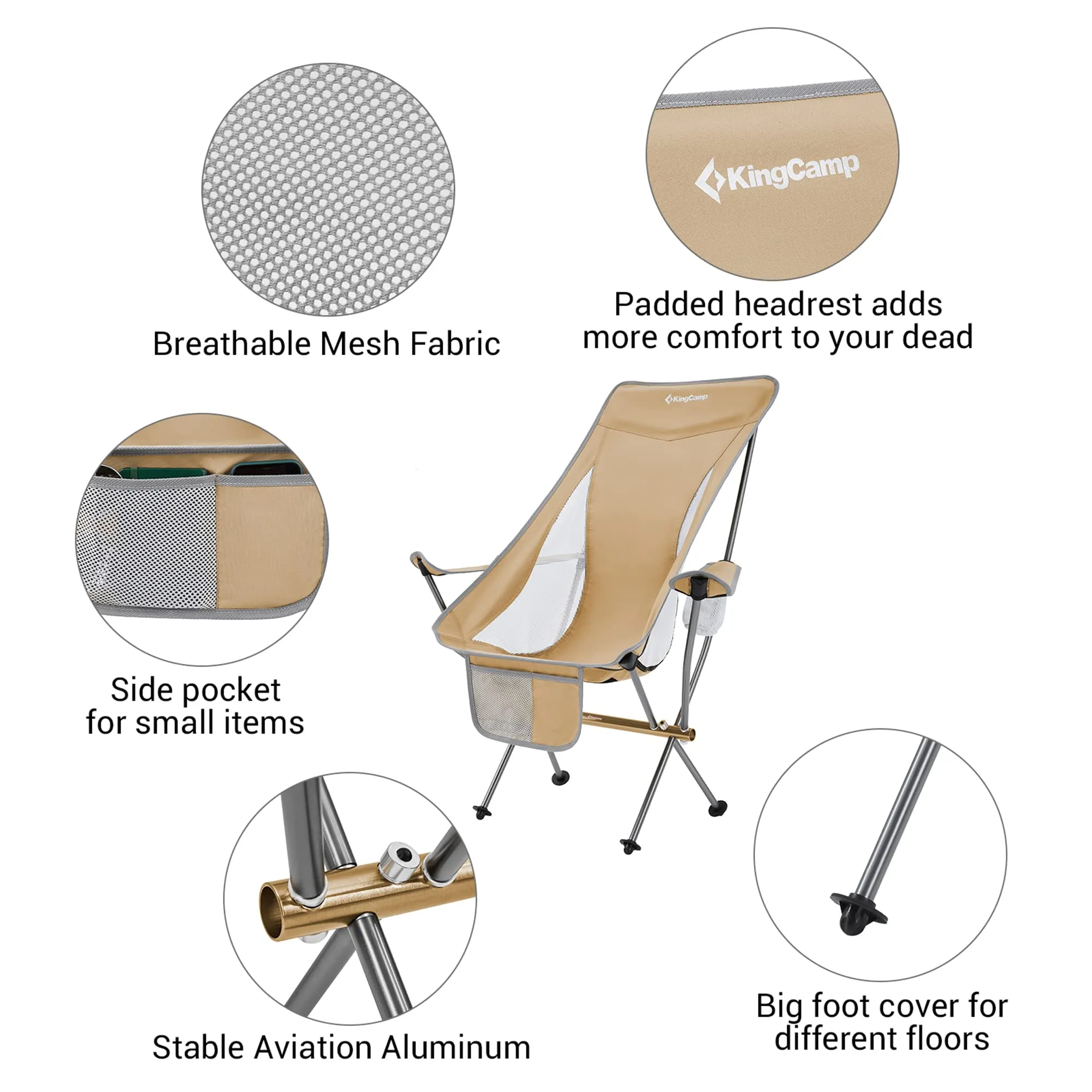 KingCamp CAMELLIA Ultralight Armchair