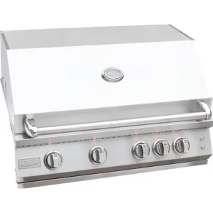 Kokomo Grill 32 Inch Laser Cut Grate Professional 4 Burner Built In Gas Grill