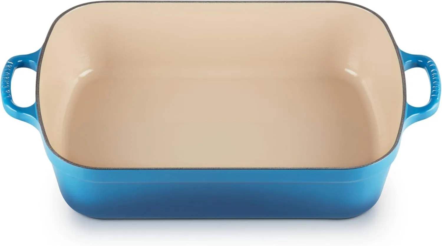 Le Creuset Enameled Cast Iron Signature Rectangular Roaster, 5.25 qt. (11.7" x 16.8") , Marseille