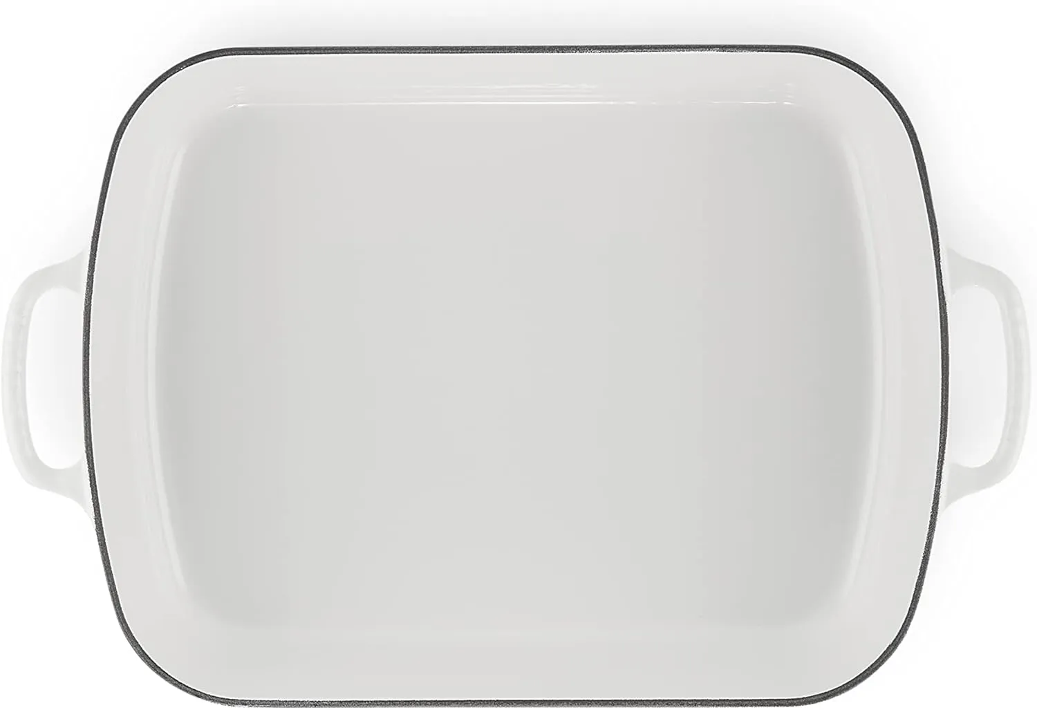 Le Creuset Enameled Cast Iron Signature Rectangular Roaster, 5.25 qt. (11.7" x 16.8") , White
