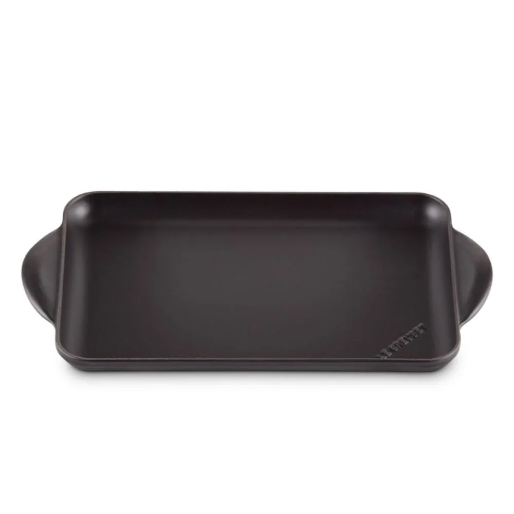 Le Creuset Tradition cast iron rectangular grill 32x22 cm.