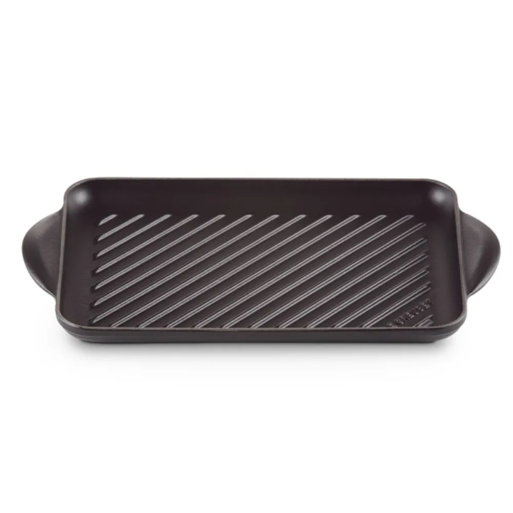 Le Creuset Tradition cast iron rectangular grill 32x22 cm.