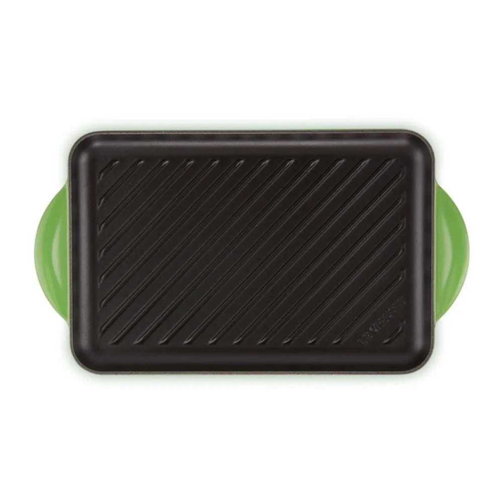 Le Creuset Tradition cast iron rectangular grill 32x22 cm.